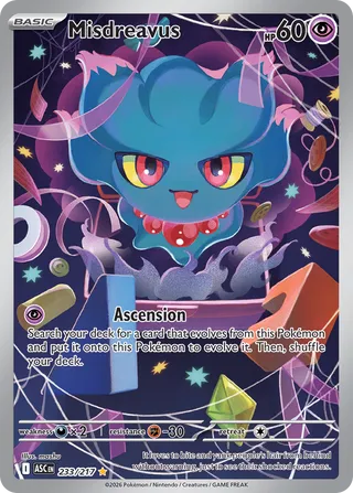 Misdreavus (Ascended Heroes 233/217)