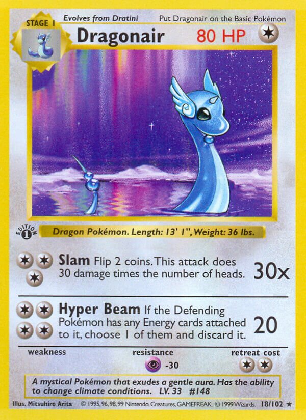 Dragonair Base 18/102 Rare