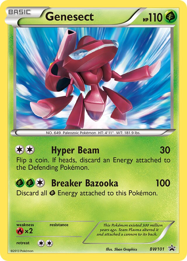 Genesect (BW Black Star Promos BW101) – TCG Collector