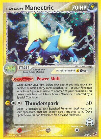 4/95 Team Aqua's Manectric MA Rare Holo