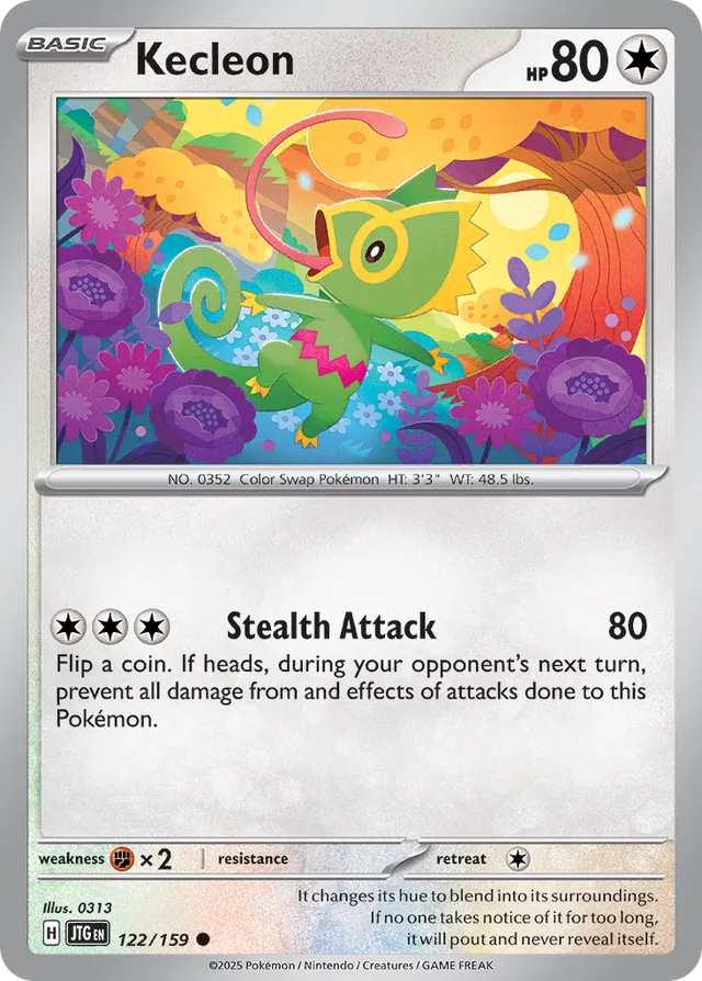 Kecleon Journey Together 122/159 Common