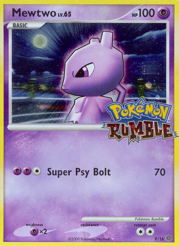 Mewtwo Pokémon Rumble 9/16