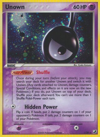 Unown (EX Unseen Forces !/28)