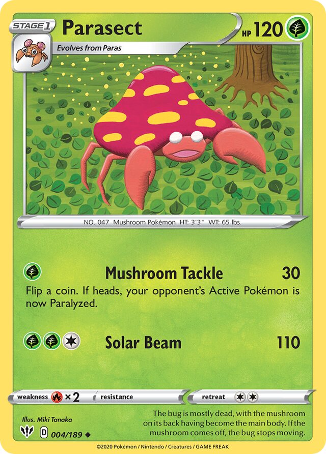 004/189 Parasect DAA Uncommon