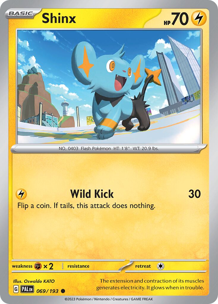 Shinx (Paldea Evolved 069/193) (International TCG) – TCG Collector