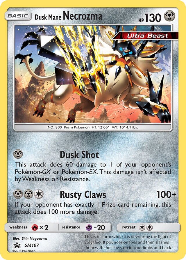SM107 Dusk Mane Necrozma SMP PROMO
