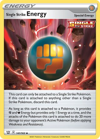Single Strike Energy (Battle Styles 141/163)