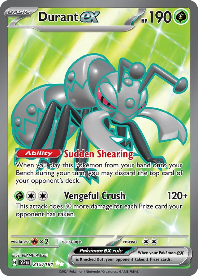 215/191 Durantex SSP Ultra Rare
