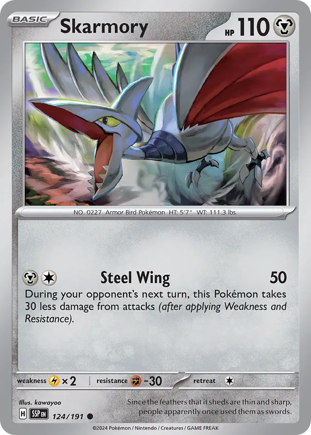124/191 Skarmory SSP Common