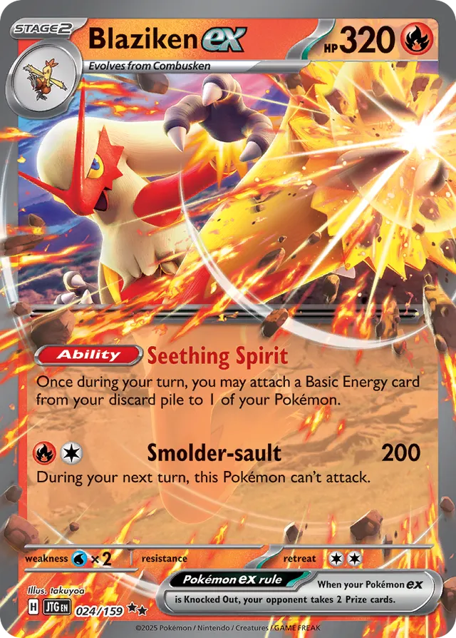 Blazikenex Journey Together 024/159 Double Rare