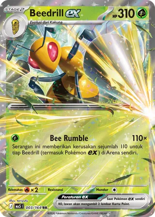 Beedrill ex (Shadowy Threats 003/164)