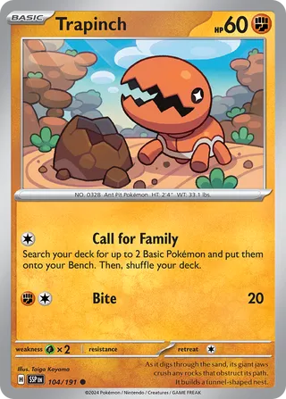 Trapinch (Surging Sparks 104/191)
