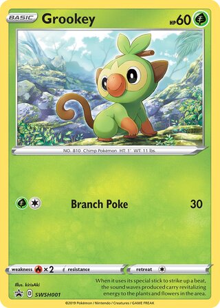 Grookey (SWSH Black Star Promos SWSH001)