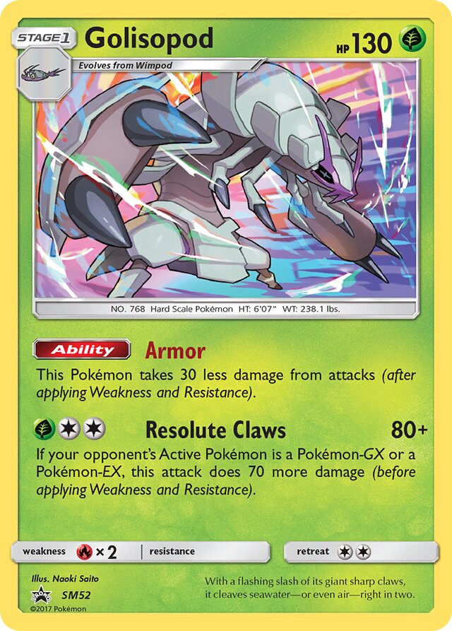 Golisopod SM Black Star Promos SM52 PROMO
