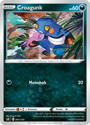 Croagunk (Strength V Starter Deck 97/159)