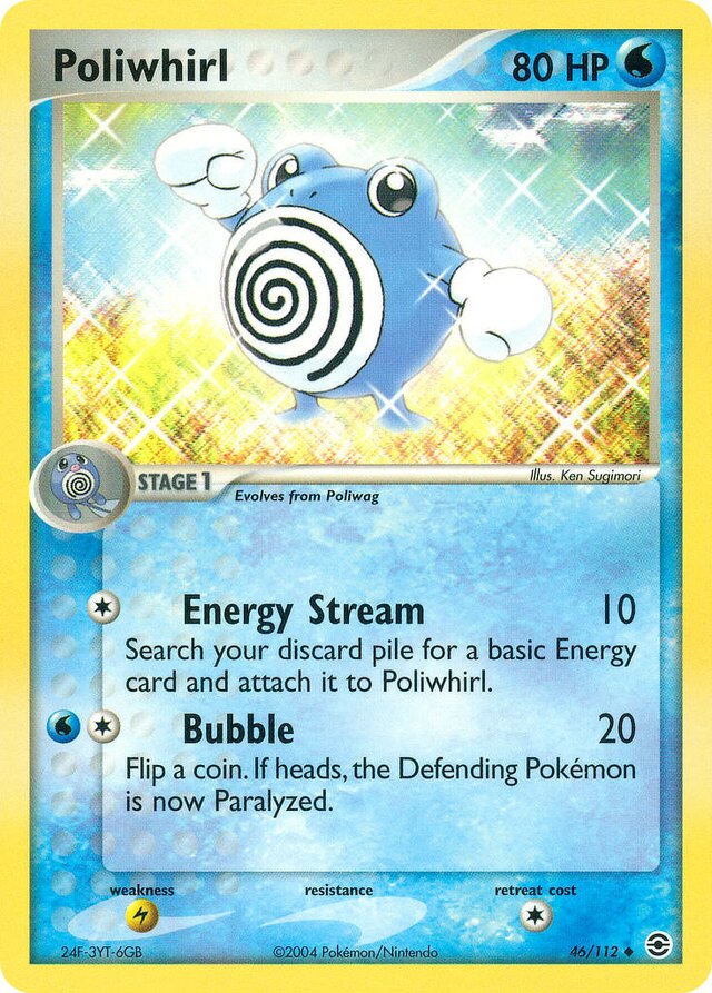 Poliwhirl FireRed & LeafGreen 46/112 Uncommon