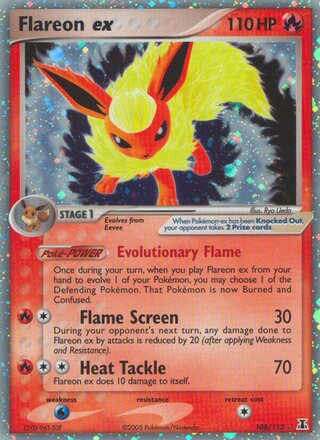 Flareon ex (EX Delta Species 108/113)