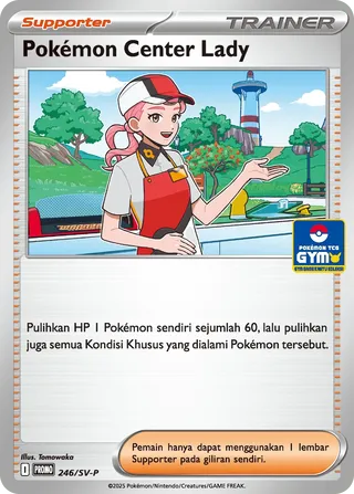 Pokémon Center Lady (Scarlet & Violet Promos 246/SV-P)