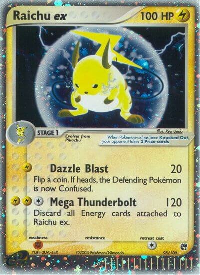 98/100 Raichu ex SS Rare Holo ex