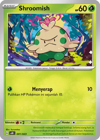 Shroomish (Sprigatito & Lucario ex Starter Deck ex 001/023)