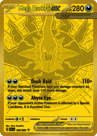 Mega Darkrai ex (Pitch Black 120/084)