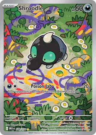 149/132 Shroodle MEG Illustration Rare