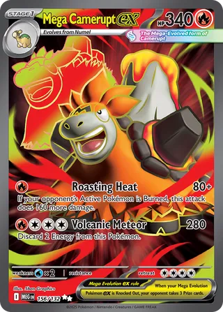 156/132 Mega Cameruptex MEG Ultra Rare
