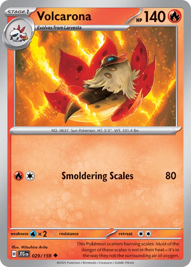 Volcarona Journey Together 029/159 Uncommon