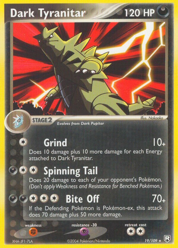 Dark Tyranitar Team Rocket Returns 19/109 Rare