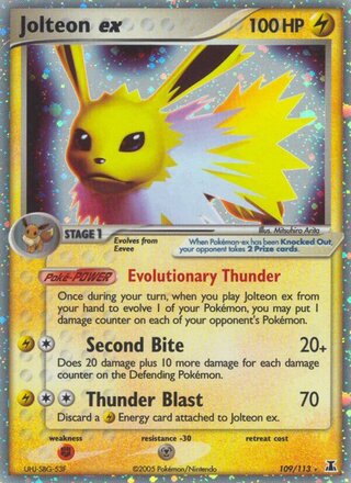 Jolteon ex (EX Delta Species 109/113)