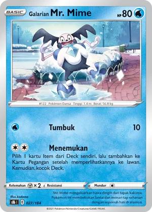 Galarian Mr. Mime (VMAX Climax 027/184)