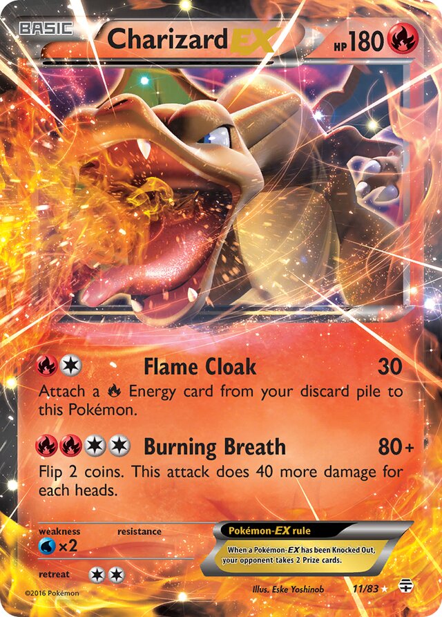 CharizardEX Generations 11/83 Ultra-Rare Rare