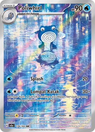 Poliwhirl (Pokémon Card 151 176/165)