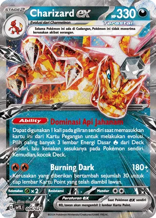 Charizard ex (Terastal Charizard ex Tactics Deck 006/021)