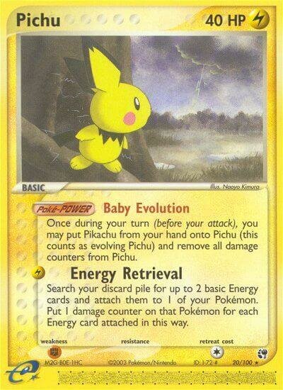 20/100 Pichu SS Rare