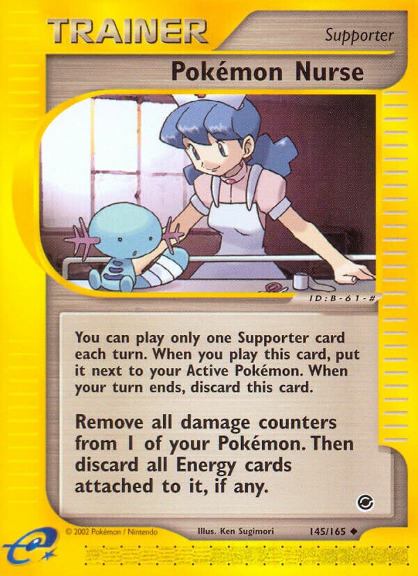 145/165 Pokémon Nurse EX Uncommon