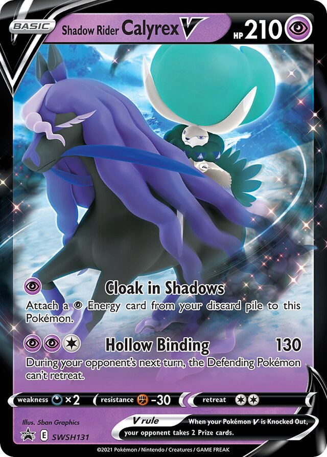SWSH131 Shadow Rider Calyrex V SSP PROMO