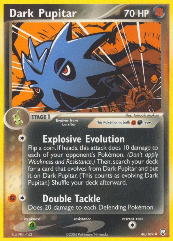 Dark Pupitar Team Rocket Returns 40/109 Uncommon
