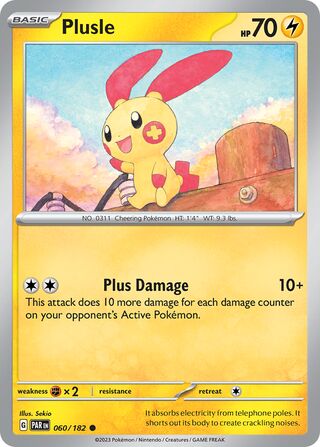 Plusle (Paradox Rift 060/182)