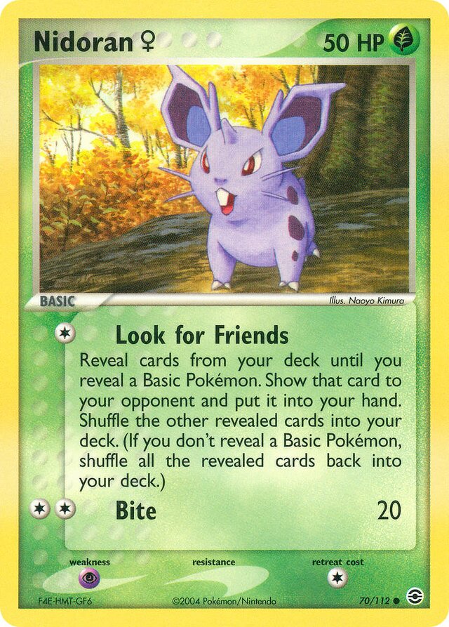 70/112 Nidoran♀ RG Common