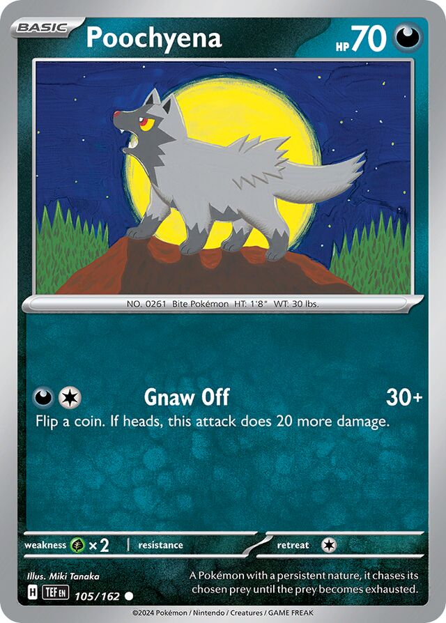 105/162 Poochyena TEF Common