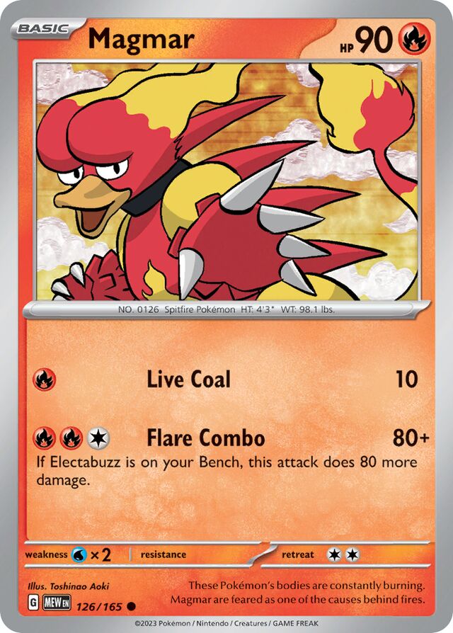 Magmar 151 126/165 Common
