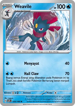 Weavile (Stellar Guidance 033/166)