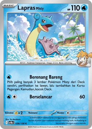 Misty's Lapras (Presence of Champions 036/138)