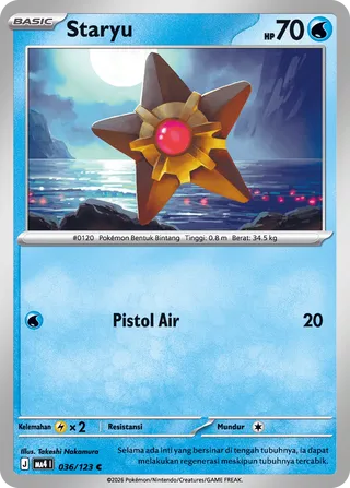 Staryu (Void Blast 036/123)