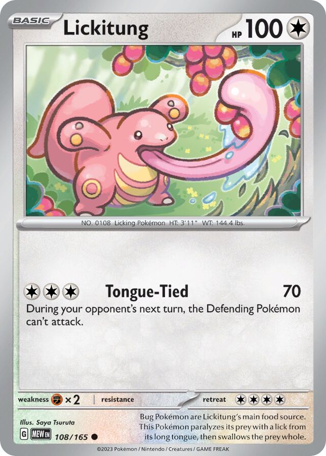 Lickitung 151 108/165 Common