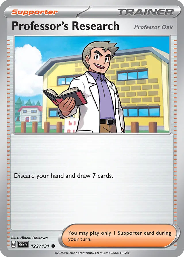 Professor's Research [Professor Oak] Prismatic Evolutions 122/131 Common