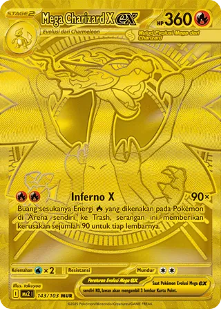 Mega Charizard X ex (Blue Blaze 143/103)