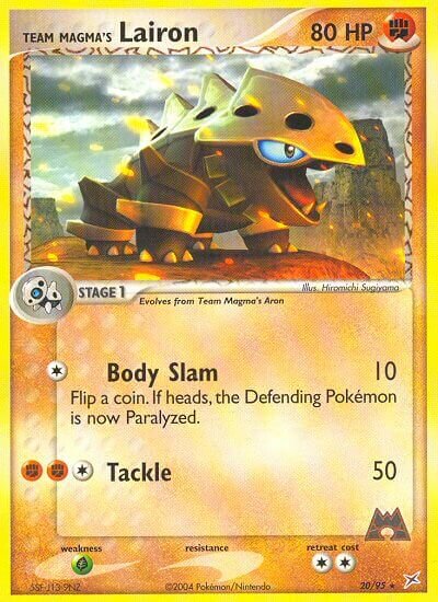 20/95 Team Magma's Lairon MA Rare