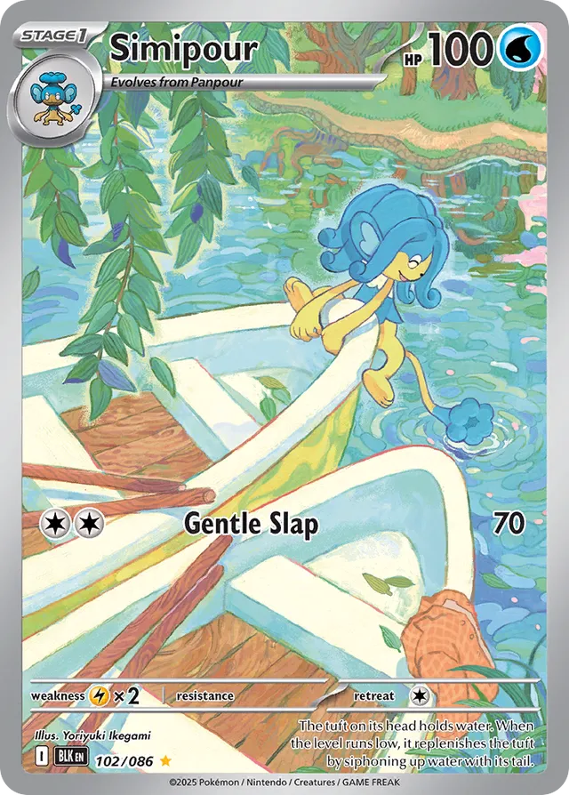 Simipour Black Bolt 102/086 Illustration Rare